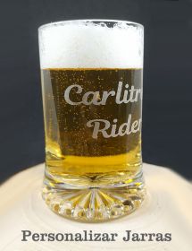 Personalizar Jarra Cerveza Texto, Gráfico, Logo