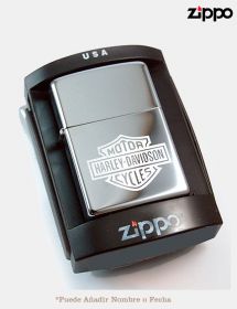 Zippo® Logo Harley Personalizado Nombre