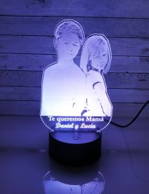 Lámpara LED Foto Familia Personalizada