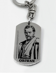 Llavero grabado láser Obi-Wan.