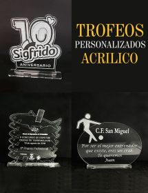 Trofeos Personalizados en Acrílico