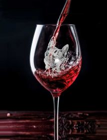 Copa de Vino grabado Foto