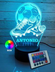 Lámpara LED Futbol Personalizada