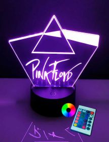 Lámpara LED Pink Floyd Logo