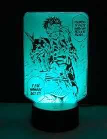Lámpara 3D LED Manga.
