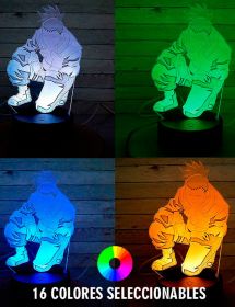 Lámpara 3D LED Shikamaru Nara