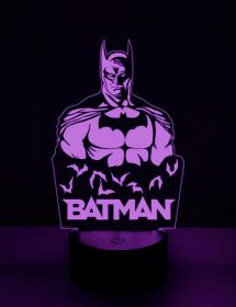 Lámpara 3D LED Batman.