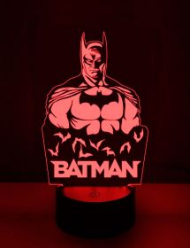 Lámpara LED Batman personalizada.