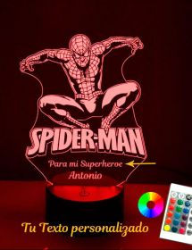 Lámpara LED Spiderman