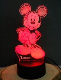 Lámpara LED Mickey Mouse