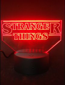Lámpara LED Logo Stranger Things