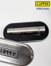 Clipper con grabado Silver Clipper mechero personalizado con grabado  personalizado regalo Clipper -  México