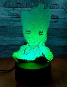 Lámpara LED Groot personalizada.