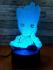 Lámpara 3D LED Groot.