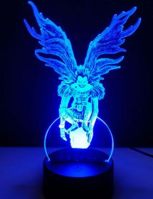 Lámpara LED Death Note Ryuk personalizada.