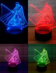 Lámpara LED Dark Vader personalizada.