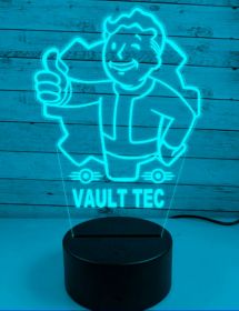Lámpara 3D LED Fallout