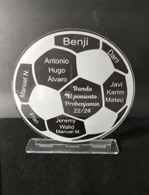 Trofeo Acrílico Balón de Futbol