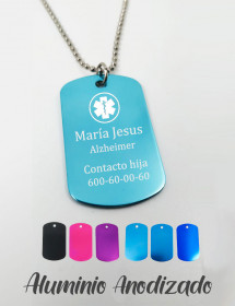 Colgante Alcheimer Grabado Personalizado.