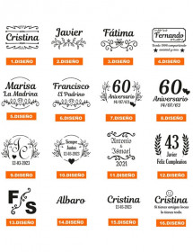 Copa personalizada diseño