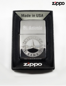 Zippo personalizado grabado logo.