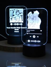 Lámpara LED Spotify Personalizada